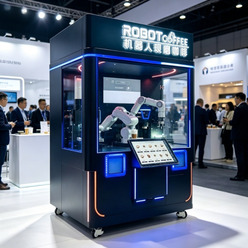 Coffee Equipment Service - Máquina expendedora de café robótica de
