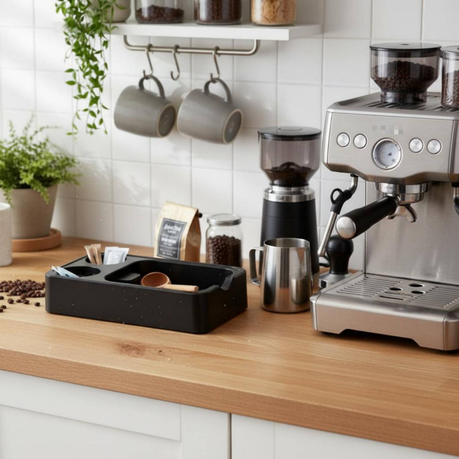 Coffee Knock Box - Estación de Descarga de Café Fácil