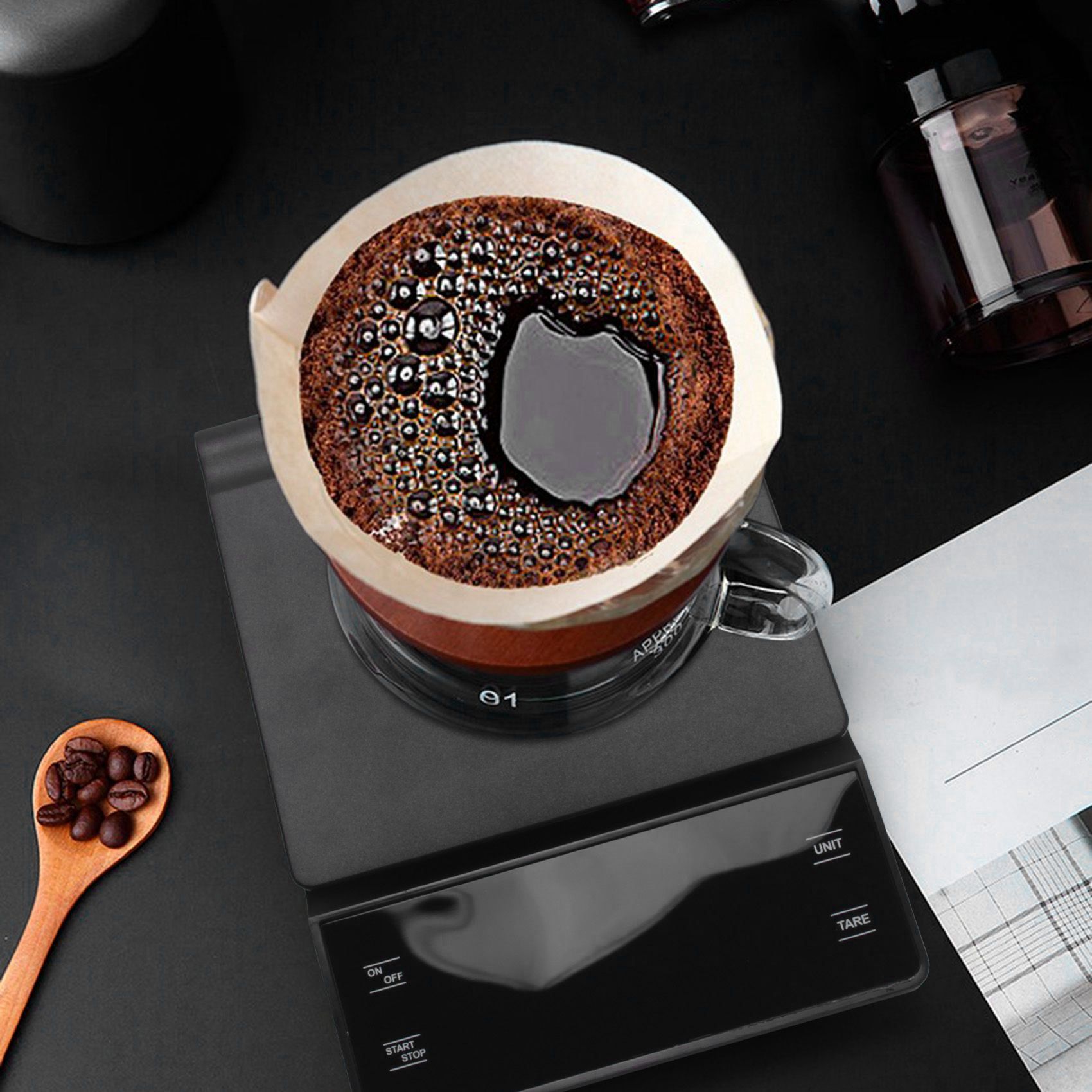 Scale Drip Timer - Báscula para café SEWS con temporizador,