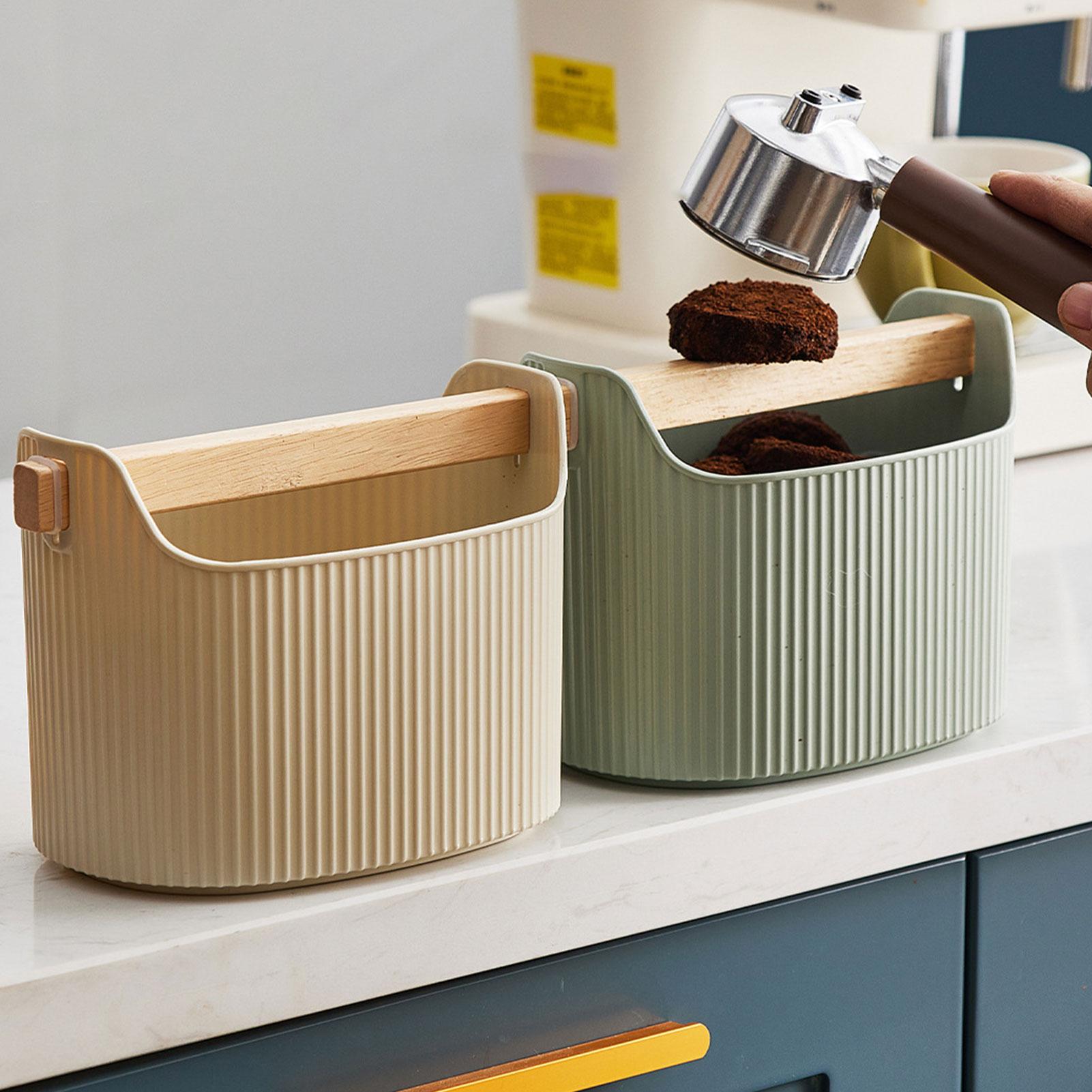 Coffee Knock Box - Contenedor de desecho de café espresso
