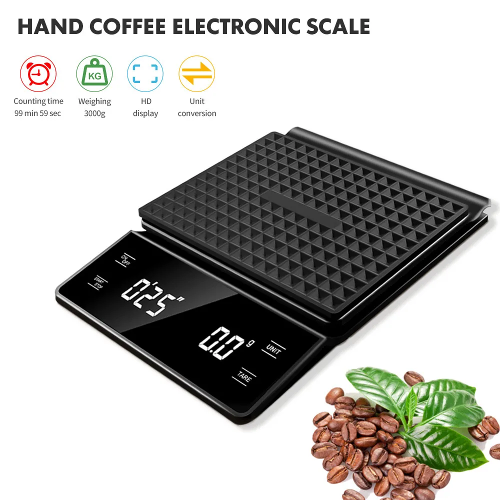 Scale Drip Timer - Báscula para Café de 3 kg/0,1