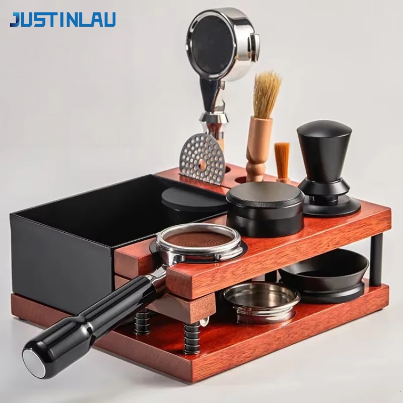 JUSTINLAU Soporte para Prensad - Coffee Knock Box reseña y precio