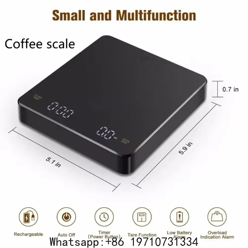 Nueva Báscula Digital para Caf - Scale Drip Timer reseña y precio