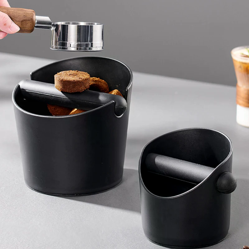 Caja de golpe de café absorben - Coffee Knock Box reseña y precio