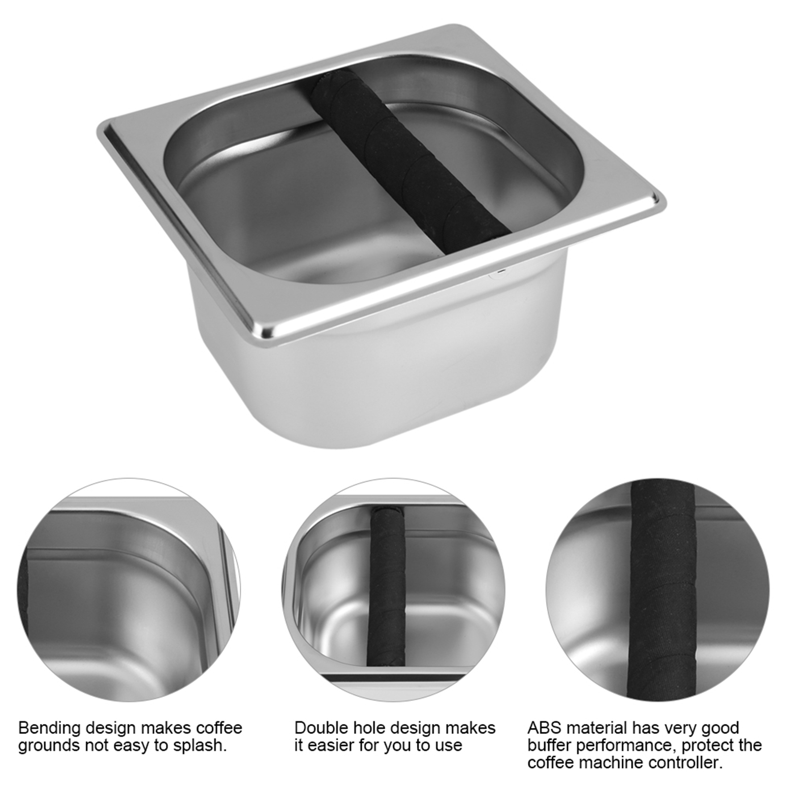 Caja de residuos de café de ac - Coffee Knock Box reseña y precio