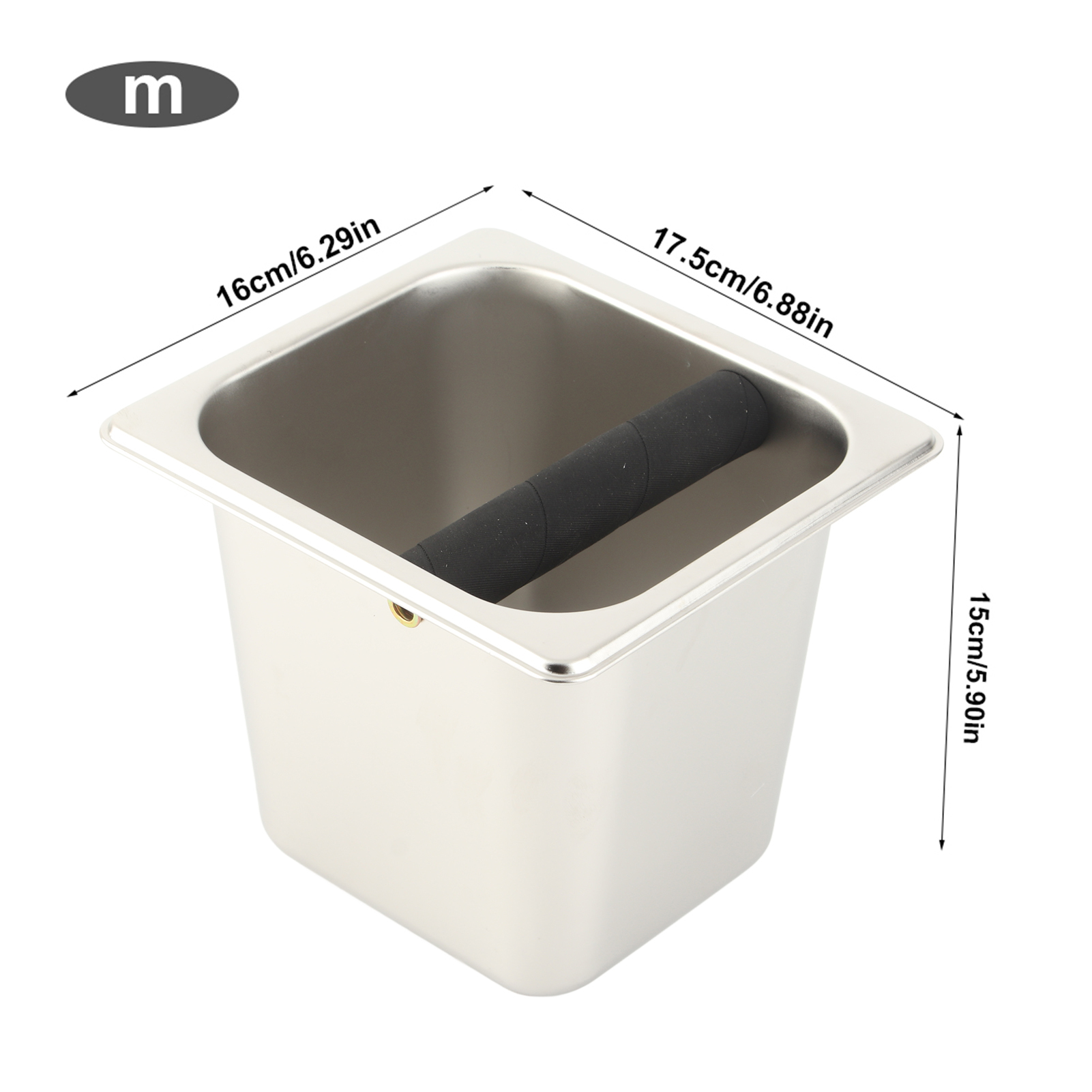 Caja de residuos de café de ac - Coffee Knock Box reseña y precio