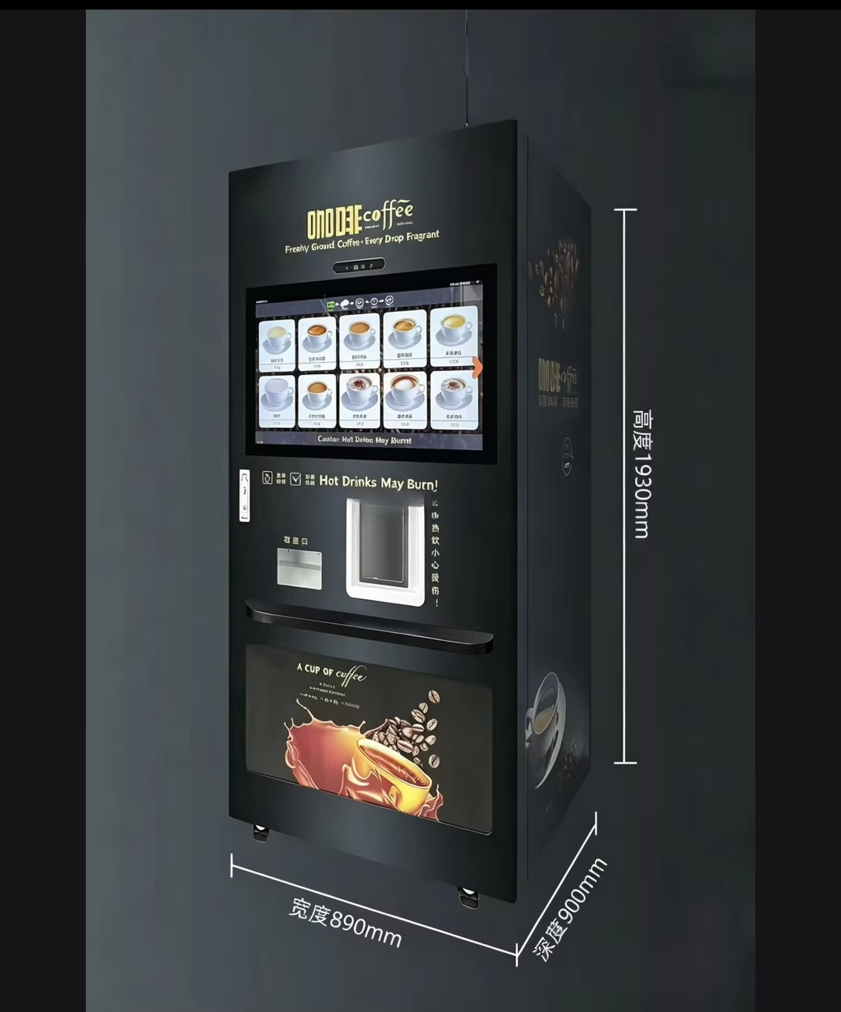 Máquina expendedora de café au - Coffee Equipment Dropshipping reseña y precio